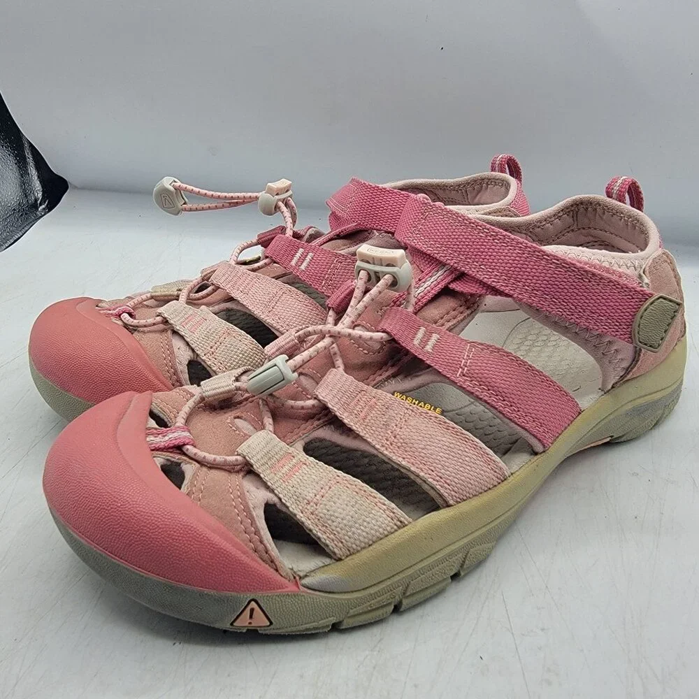 Keen Newport H2 Girls 6 Rapture Rose Powder Pink Closed Toe Sandals Washable